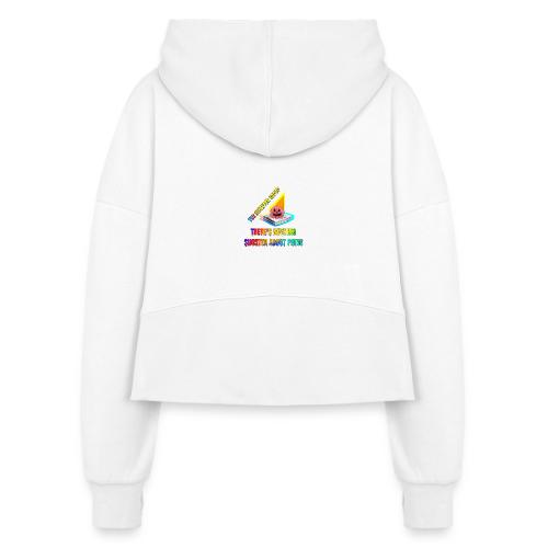 Nothing Sinister About Pride - Women's Half Zip Cropped Hoodie