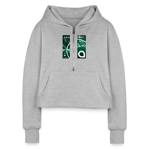 Avenue EP - Women's Half Zip Cropped Hoodie