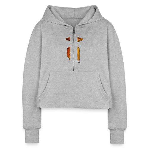 Death Mariachi - Women's Half Zip Cropped Hoodie