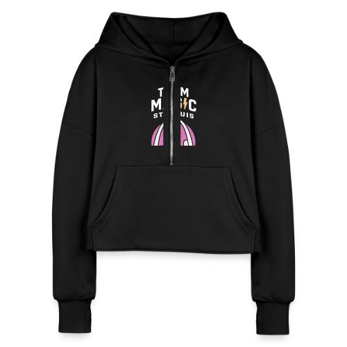 MAGIC st louis - Women's Half Zip Cropped Hoodie