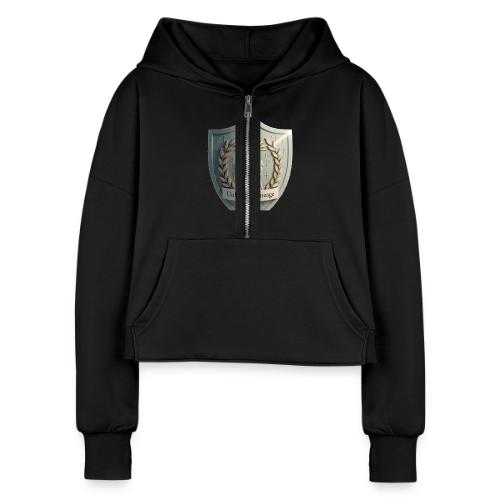 Women's Day Legacy T Shirt, Empowerment Gift 2026 - Women's Half Zip Cropped Hoodie