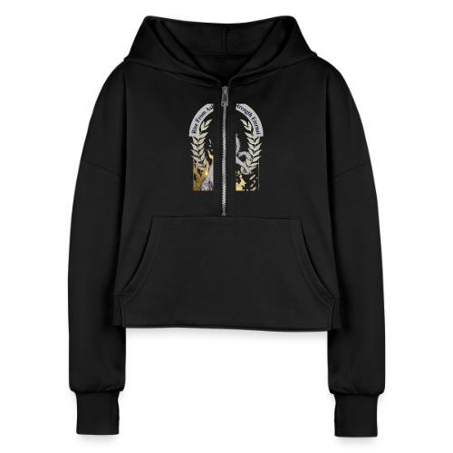 Women's Day Legacy T Shirt, Empowerment Gift 2026 - Women's Half Zip Cropped Hoodie