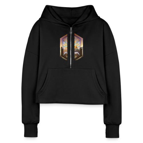 Easter In the Breaking He Was Known T Shirt, Gift - Women's Half Zip Cropped Hoodie