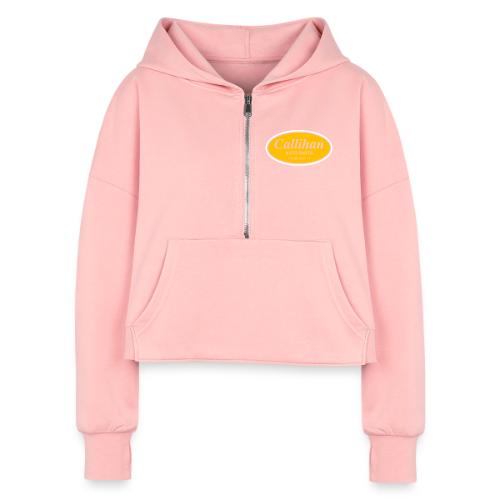 Callihan Auto Parts - Women's Half Zip Cropped Hoodie