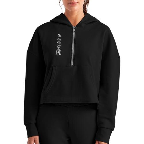 GEORGE NEWS 2026 - Women's Half Zip Cropped Hoodie