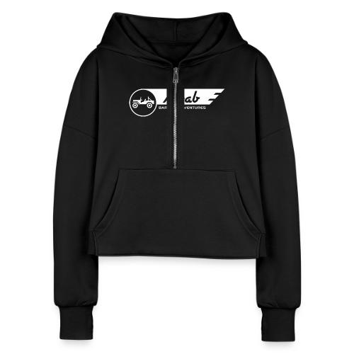 Barlow Adventures Moab Logo - Women's Half Zip Cropped Hoodie