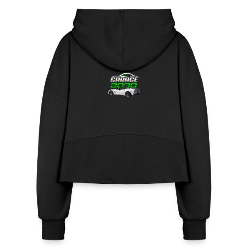 Rockit 3030 - Women's Half Zip Cropped Hoodie