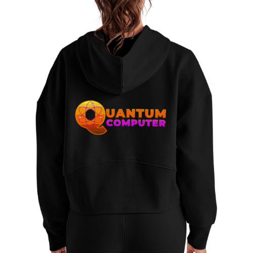 Quantum computer: Quantum Logic Unleashed - Women's Half Zip Cropped Hoodie