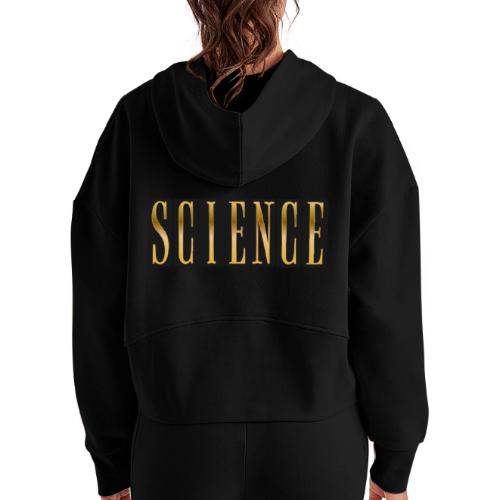 Science: Think. Test. Repeat. - Women's Half Zip Cropped Hoodie
