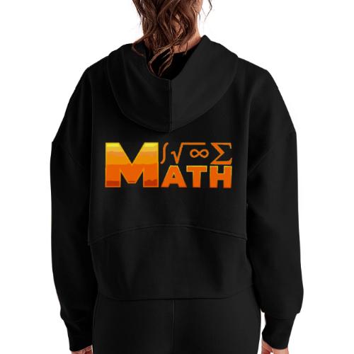 Math: The Language of Logic - Women's Half Zip Cropped Hoodie