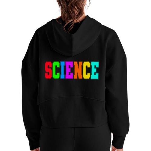 Spectrum of Science - Women's Half Zip Cropped Hoodie