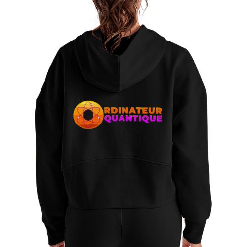 Quantum Computer: Quantum Logic Liberated - Women's Half Zip Cropped Hoodie