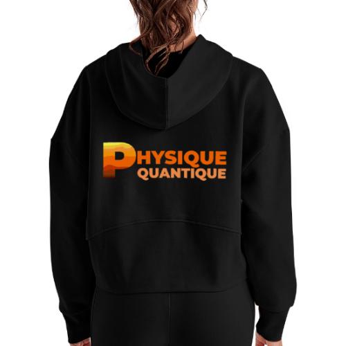 Quantum physics - Women's Half Zip Cropped Hoodie