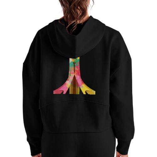 Maqam Echahid: Martyr's Memorial - Women's Half Zip Cropped Hoodie