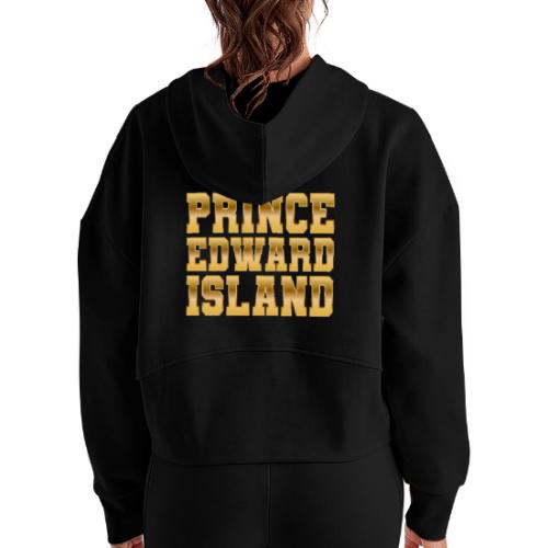 Prince Edward Island - Women's Half Zip Cropped Hoodie