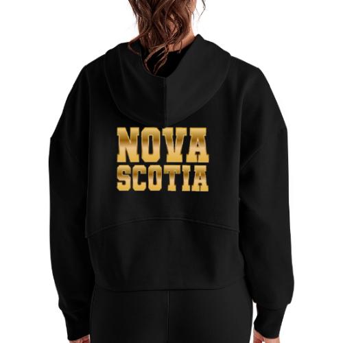 Nova Scotia - Women's Half Zip Cropped Hoodie