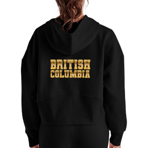 British Columbia - Women's Half Zip Cropped Hoodie