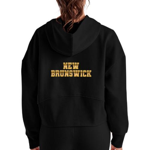 New Brunswick - Women's Half Zip Cropped Hoodie