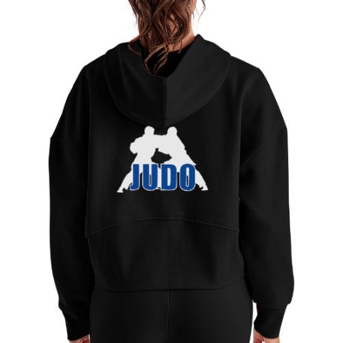 Judo Balance - Women's Half Zip Cropped Hoodie