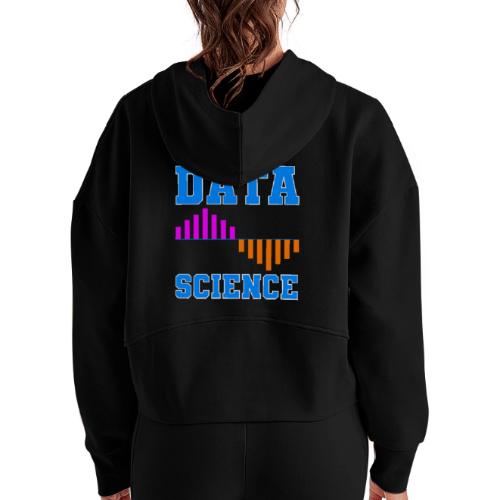Data Science - Women's Half Zip Cropped Hoodie