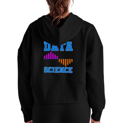 Data Science - Women's Half Zip Cropped Hoodie