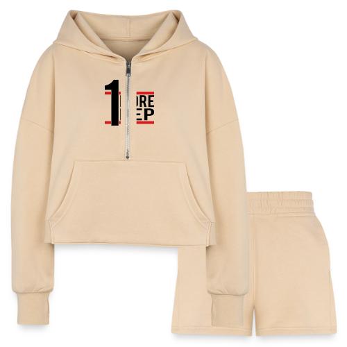 1 More Rep - Women’s Cropped Hoodie & Jogger Short Set