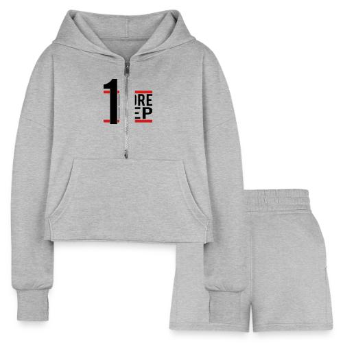 1 More Rep - Women’s Cropped Hoodie & Jogger Short Set