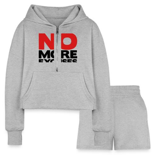 No More Excuses - Women’s Cropped Hoodie & Jogger Short Set