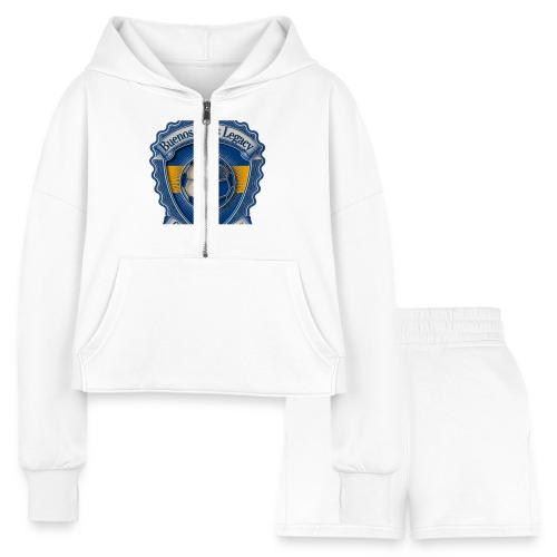 Buenos Aires Legacy T Shirt, Soccer City Pride Gif - Women’s Cropped Hoodie & Jogger Short Set