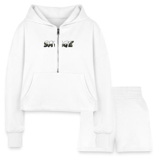 Savage Metal - Women’s Cropped Hoodie & Jogger Short Set