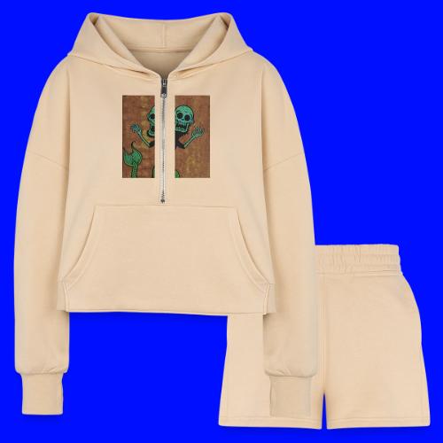 Screamin' Fiji - Women’s Cropped Hoodie & Jogger Short Set