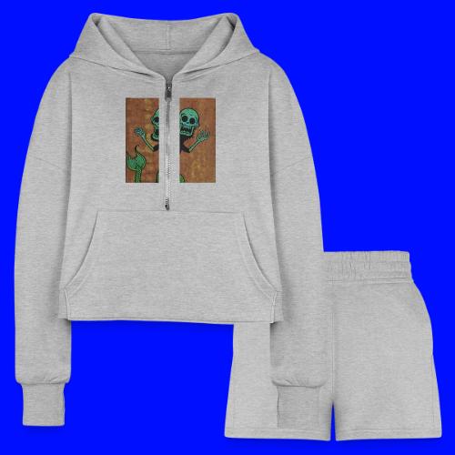 Screamin' Fiji - Women’s Cropped Hoodie & Jogger Short Set