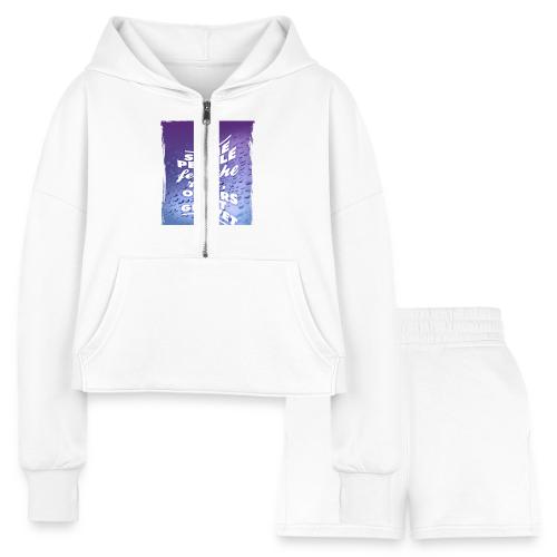 Some people feel the rain, others just get wet. - Women’s Cropped Hoodie & Jogger Short Set
