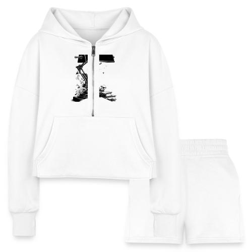 Dark Academia T-Shirt, Mug, & Poster - Women’s Cropped Hoodie & Jogger Short Set