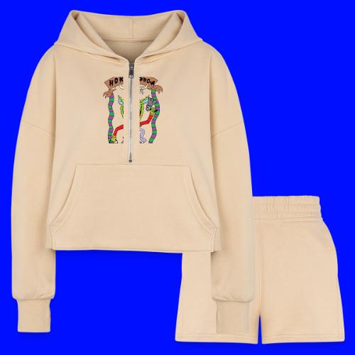 horrorshow - Women’s Cropped Hoodie & Jogger Short Set