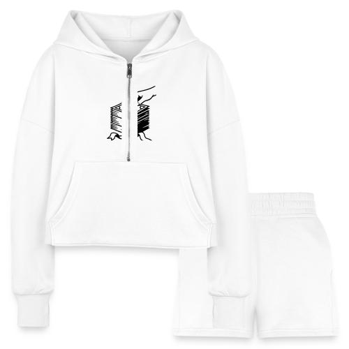 Christmas Bills T-Shirt - Women’s Cropped Hoodie & Jogger Short Set