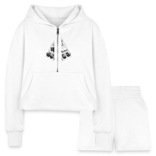 The Resolution Pyramid T-Shirt, Mug, & Leggings - Women’s Cropped Hoodie & Jogger Short Set