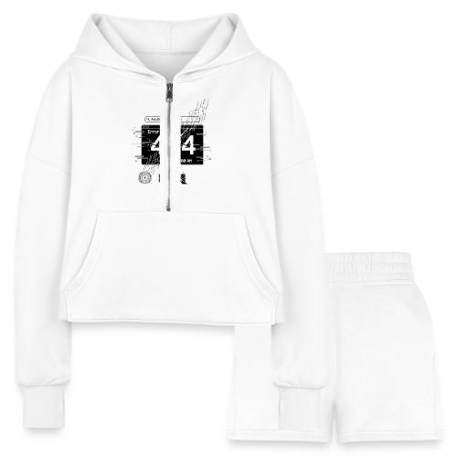 Adulting Motivation: Error 404 T-Shirt - Women’s Cropped Hoodie & Jogger Short Set