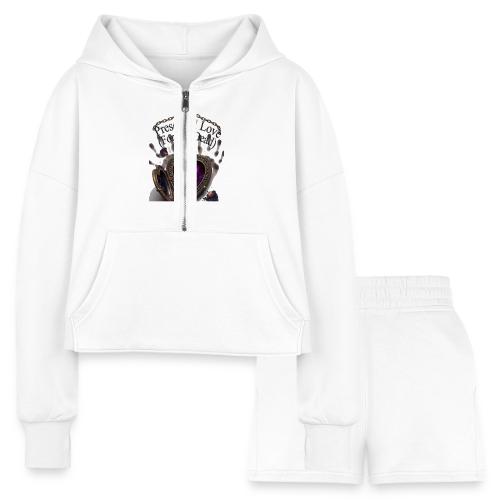 Preserved Love (Forever Dead) T-Shirt - Women’s Cropped Hoodie & Jogger Short Set