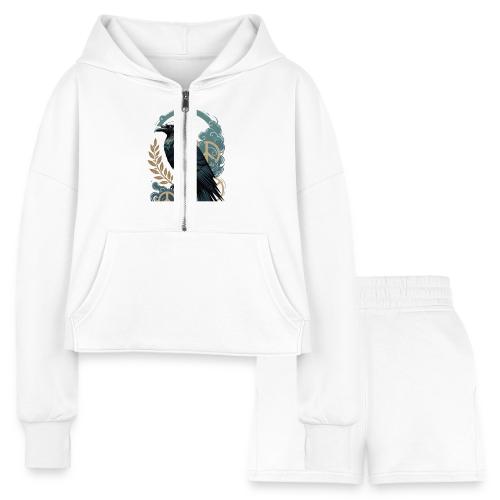 Tantrum Negotiator Pro T Shirt - Women’s Cropped Hoodie & Jogger Short Set