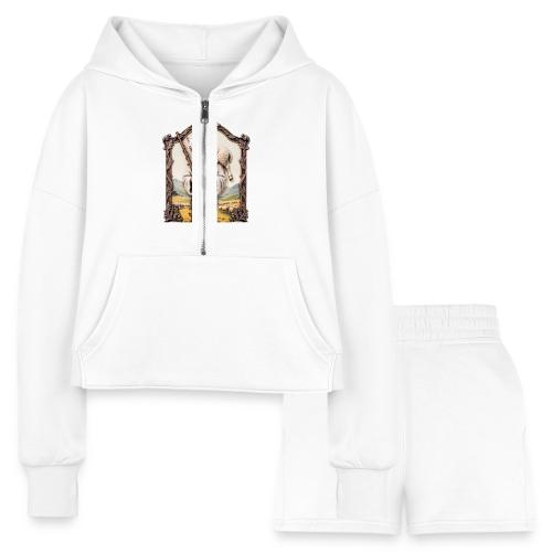 I Am The Good Shepherd T Shirt, Christian Gift - Women’s Cropped Hoodie & Jogger Short Set