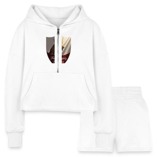 Women's Day Legacy T Shirt, Empowerment Gift 2026 - Women’s Cropped Hoodie & Jogger Short Set