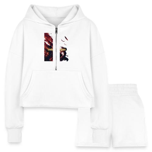 Women's Day Legacy T Shirt, Women's Day Gift - Women’s Cropped Hoodie & Jogger Short Set