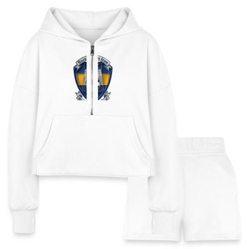 Buenos Aires Icon T Shirt, Soccer City Pride Gift - Women’s Cropped Hoodie & Jogger Short Set