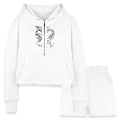 Romeo and Juliet T-Shirt - Women’s Cropped Hoodie & Jogger Short Set