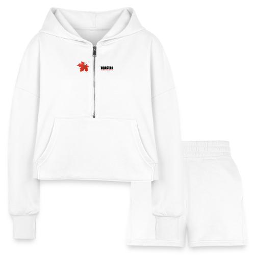 100% Canadian - Women’s Cropped Hoodie & Jogger Short Set