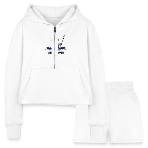 Wet Beaver - Women’s Cropped Hoodie & Jogger Short Set