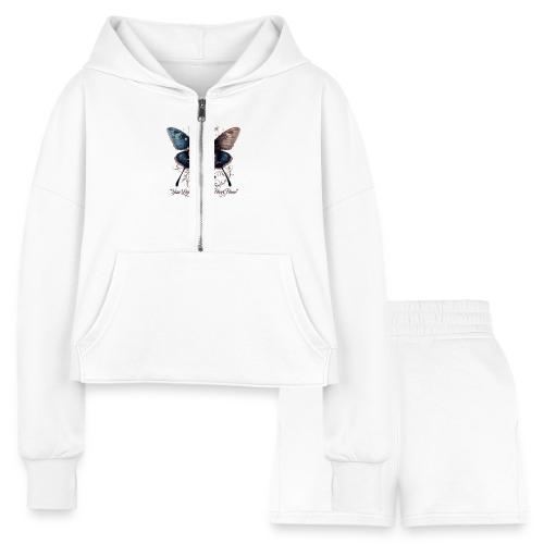 Guiding Light Eternal Flame Lantern Romance Gifts - Women’s Cropped Hoodie & Jogger Short Set