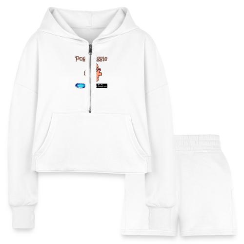 Pogo Piggle - Women’s Cropped Hoodie & Jogger Short Set