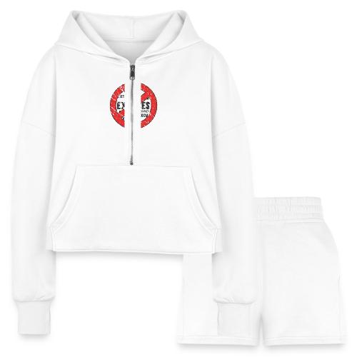 No Excuses | Vintage Style - Women’s Cropped Hoodie & Jogger Short Set